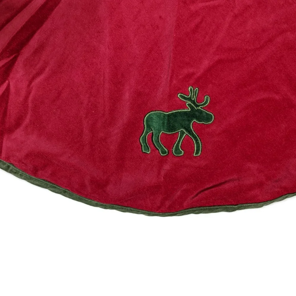Red & Green Christmas Tree Skirt